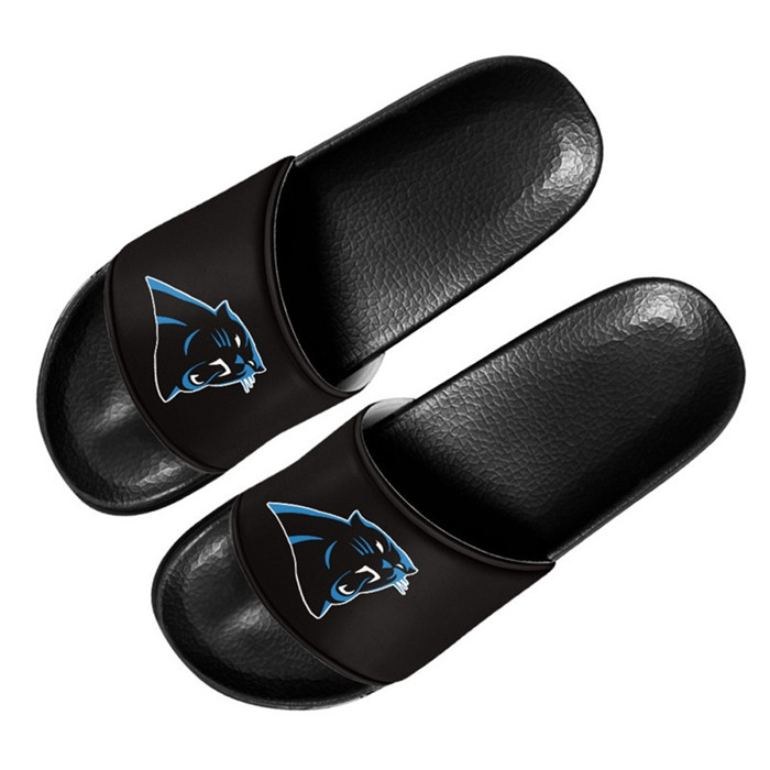 Men's Carolina Panthers Flip Flops 002